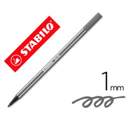 Rotulador stabilo acuarelable pen 68 gris azulado medio punta gruesa 1mm