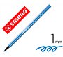 Rotulador stabilo acuarelable pen 68 azul oscuro punta gruesa 1mm