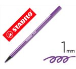 Rotulador stabilo acuarelable pen 68 violeta punta gruesa 1mm