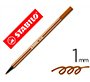 Rotulador stabilo acuarelable pen 68 marron punta gruesa 1mm
