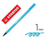 Rotulador stabilo acuarelable pen 68 azul celeste punta gruesa 1mm