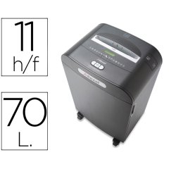 Destructora de documentos rexel antiatasco mercury rdm1170 capacidad de corte 11 h destruye grapas y clips