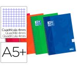 Bloc espiral oxford tapa extradura cuarto 80 hojas cuadros 4 mm