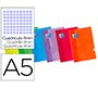 Libreta escolar oxford 48 h din a5 cuadro 4 mm