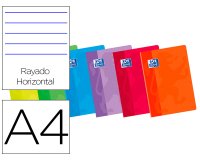 Libreta escolar oxford din a4 48 hojas rayado horizontal colores surtidos