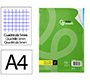 Recambio liderpapel a4 120 hojas 80gr cuadro 5mm sin ma rgen 4 taladros bandas de 5 colores