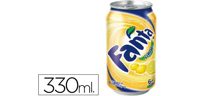 Refresco fanta limon lata 330 ml