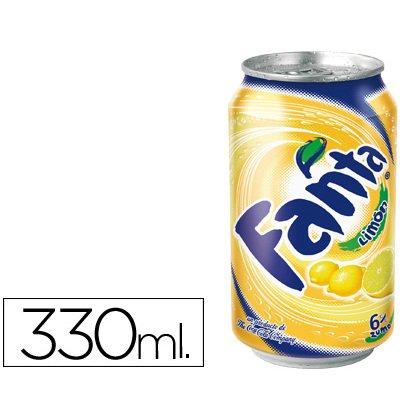 Refresco fanta limon lata 330 ml