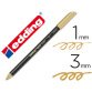 Rotulador edding punta fibra 1200 oro n. 53 punta redonda 1-3 mm