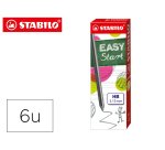 Minas stabilo easy ergo grafito hb 3,15 mm caja de 6 minas