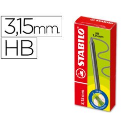 Minas stabilo easy ergo grafito hb 3,15 mm caja de 6 minas