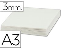 Carton pluma liderpapel blanco doble cara din a3 espesor 3mm