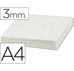 Carton pluma liderpapel blanco doble cara din a4 espesor 3mm