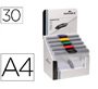 Carpeta Durable Swingclip® dossier pinza de plástico lateral y giratoria din a4 capacidad 30 hojas colores surtidos