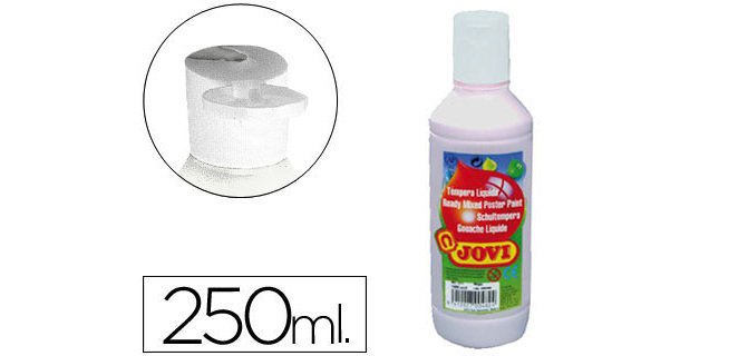 Témpera líquida escolar Jovi - Botella de 250 ml