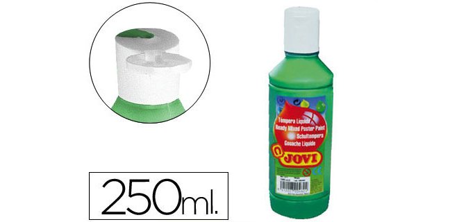 Témpera líquida escolar Jovi - Botella de 250 ml