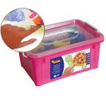 Pintura dedos jovi colores surtidos set esponja + plantillas