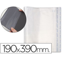 Forralibro pp ajustable adhesivo 190x390mm