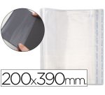 Forralibro pp ajustable adhesivo 200x390mm