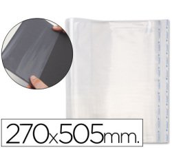 Forralibro pp ajustable adhesivo 270x505 mm -blister