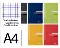 Libreta liderpapel scriptus a4 48 hojas 90gr cuadro 6mm co n margen
