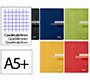 Libreta liderpapel scriptus a5 48 hojas 90gr cuadro 6mm con margen