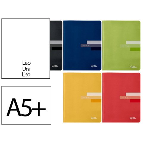 Libreta liderpapel scriptus a5 plus 48 hojas 90gr liso sin margen