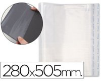 Forralibro pp ajustable adhesivo 280x505 mm