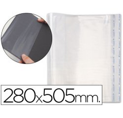 Forralibro pp ajustable adhesivo 280x505 mm