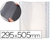 Forralibro pp ajustable adhesivo 295x505 mm