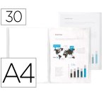 Carpeta liderpapel escaparate 47494 30 fundas polipropileno din a4 transparente translucido