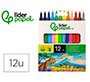 Rotulador liderpapel slim caja de 12 unidades colores surtidos