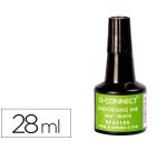 Tinta tampon q-connect frasco de 28 ml