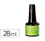 Tinta tampon q-connect frasco de 28 ml