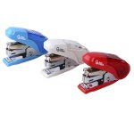 Grapadora liderpapel micro con regalo de funda y caja de 1000 grapas nº10 capacidad 12 hojas colores surtidos