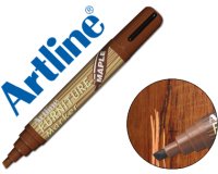 Rotulador artline marcador permanente ek-95 furniture maple-arce punta biselada 2,0-5,0 mm en blister brico