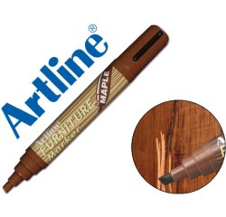 Rotulador artline marcador permanente ek-95 furniture maple-arce punta biselada 2,0-5,0 mm en blister brico