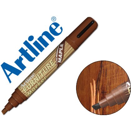 Rotulador artline marcador permanente ek-95 furniture maple-arce punta biselada 2,0-5,0 mm en blister brico
