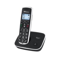 Telefono inalambrico spc telecom 7608n teclas digitos y pantalla extra grandes compatible audifonos