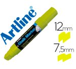 Rotulador artline pizarra verde negra epw-12 mm color amarillo