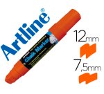Rotulador artline pizarra verde negra epw-12 mm color naranja