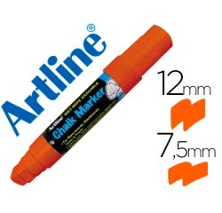 Rotulador artline pizarra verde negra epw-12 mm color naranja