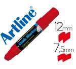 Rotulador artline pizarra verde negra epw-12 mm color rojo