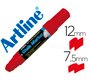 Rotulador artline pizarra verde negra epw-12 mm color rojo