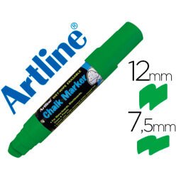 Rotulador artline pizarra verde negra epw-12 mm color verde