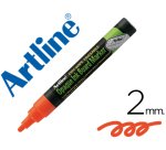 Rotulador artline pizarra verde negra epw-4 na color naranja bolsa de 4 unidades