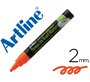 Rotulador artline pizarra verde negra epw-4 na color naranja bolsa de 4 unidades