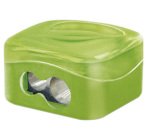 Sacapuntas m+r metalico 2 usos con deposito colores surtidos