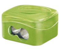 Sacapuntas m+r metalico 2 usos con deposito colores surtidos
