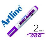 Rotulador artline camiseta ekt-2 violeta punta redonda 2 mm para uso en camisetas
